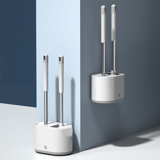 Cọ bồn cầu silicon có giá đựng treo tường hoặc để sàn thương hiệu TOBIN