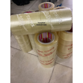[6cuộn] Băng keo trong, đục 100ya,200ya