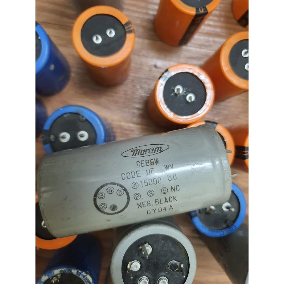 Tụ marcon 50v 15000uf Japan usa cổ chưa sử dụng
