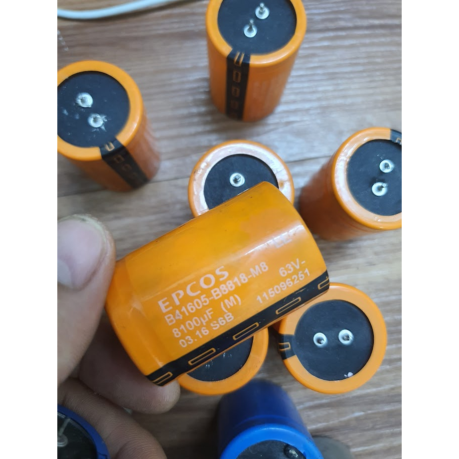 Tụ epcos tháo máy vễn thông 8100uf 63v