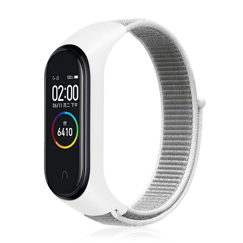 Dây Đồng Hồ Đeo Tay,Dây đeo thay thế bằng nylon cho đồng hồ thông minh Xiaomi mi band 7/6/5/4/3