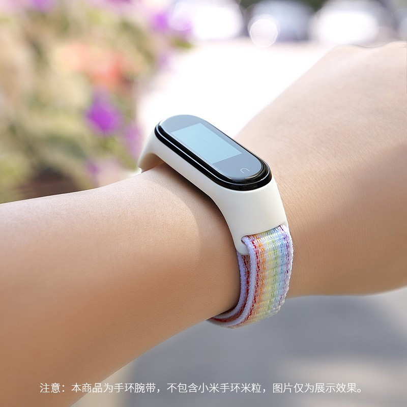 Dây Đồng Hồ Đeo Tay,Dây đeo thay thế bằng nylon cho đồng hồ thông minh Xiaomi mi band 7/6/5/4/3