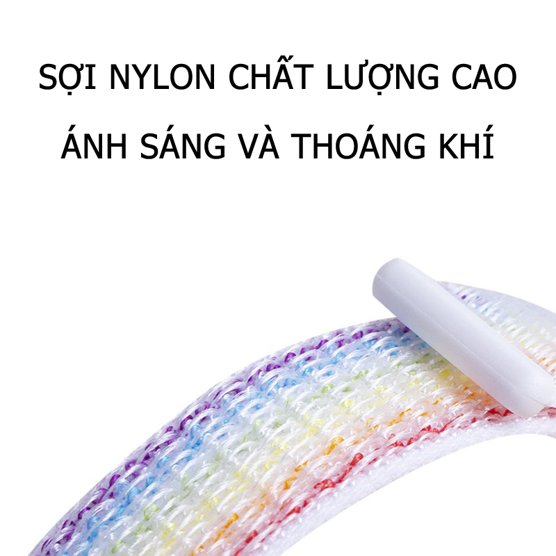 Dây Đồng Hồ Đeo Tay,Dây đeo thay thế bằng nylon cho đồng hồ thông minh Xiaomi mi band 7/6/5/4/3