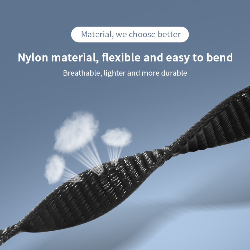 Dây Đồng Hồ Đeo Tay,Dây đeo thay thế bằng nylon cho đồng hồ thông minh Xiaomi mi band 7/6/5/4/3