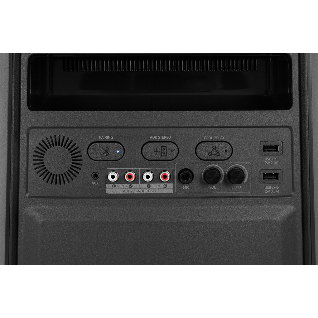 Loa tháp Samsung MX-T50 - Công suất 500W - Hàng mới Full Box 100% - Có kích hoạt bảo hành điện tử - Có kèm mic Rayco