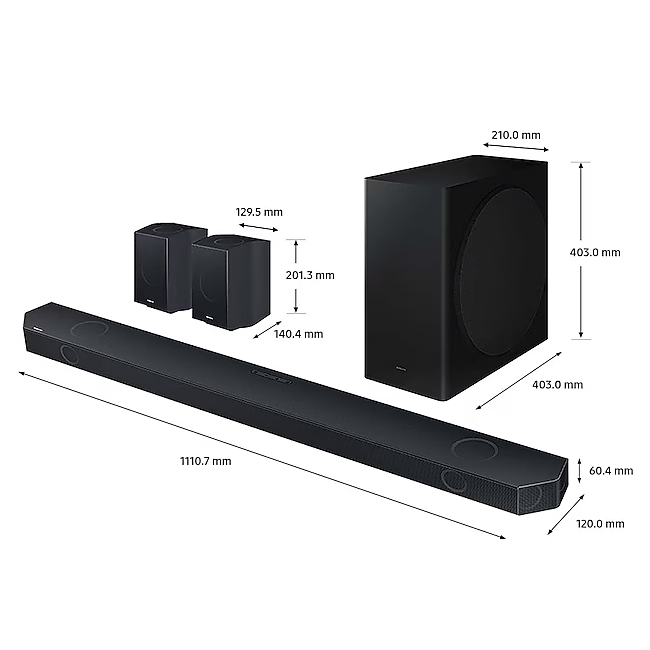 Loa thanh Samsung 9.1.4ch HW-Q930C - Model 2023 - Công suất 540W - Hàng mới Full Box 100%- Có kích hoạt bảo hành điện tử