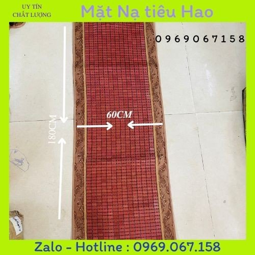Chiếu trúc mây hạt điều hòa có viền Spa 60x180cm
