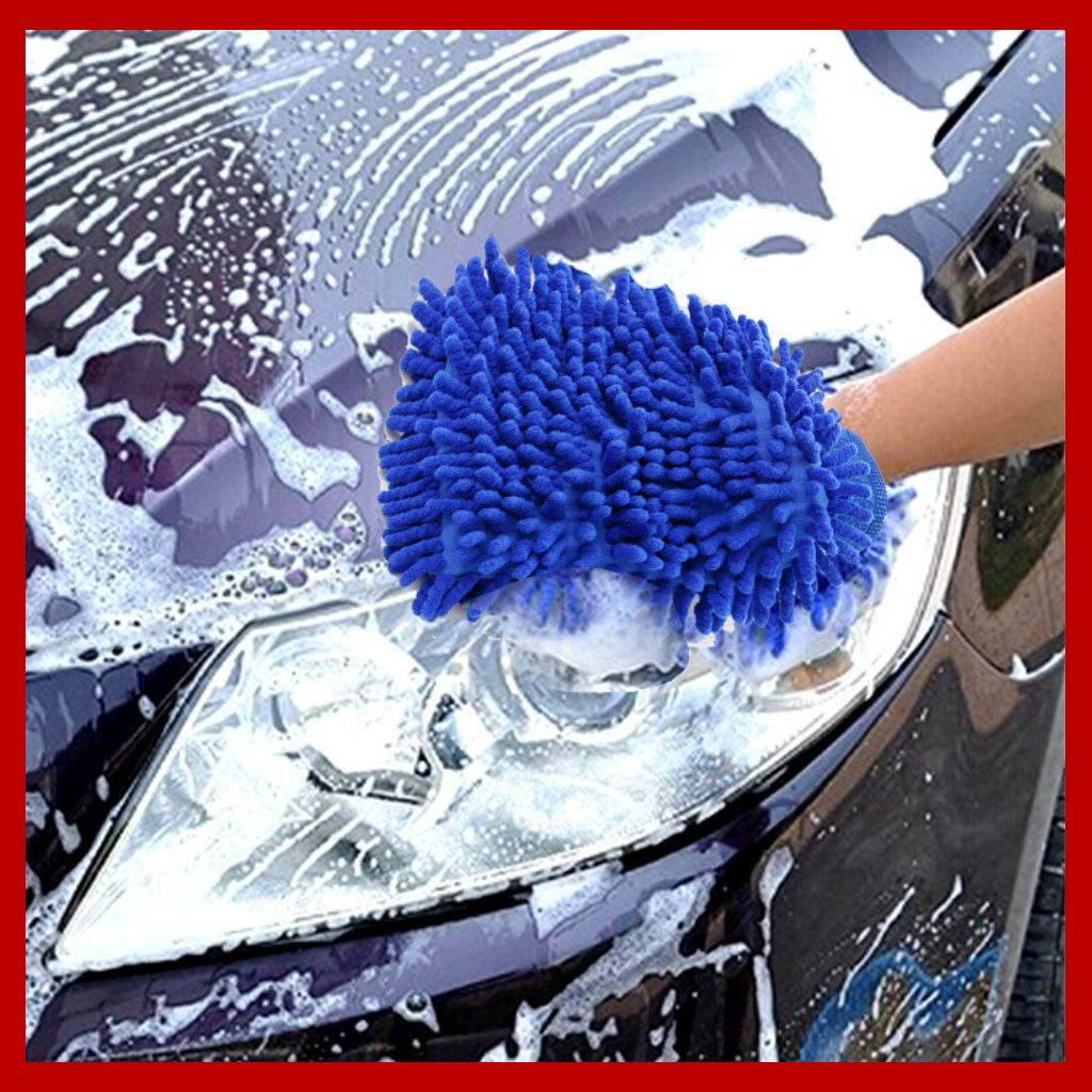 Găng tay san hô lau rửa xe