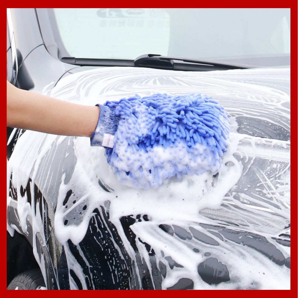 Găng tay san hô lau rửa xe