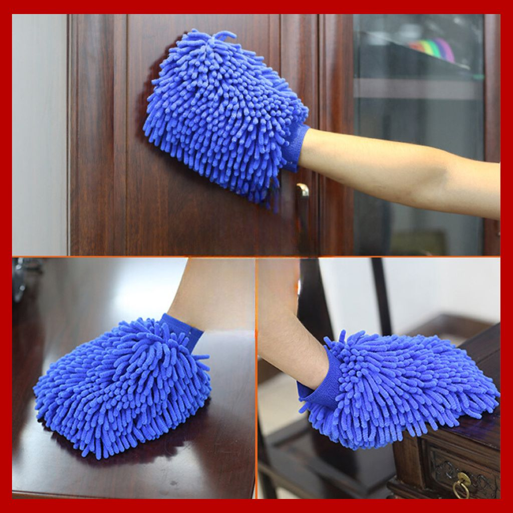 Găng tay san hô lau rửa xe