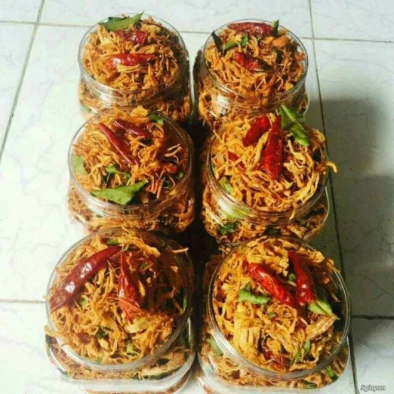 Hủ To 500g Khô gà sấy lá chanh siêu ngon, siêu rẻ,chất lượng(sỉ/dạo/ăn vặt/ăn liền/đặc sản/combo/hot/nhà làm