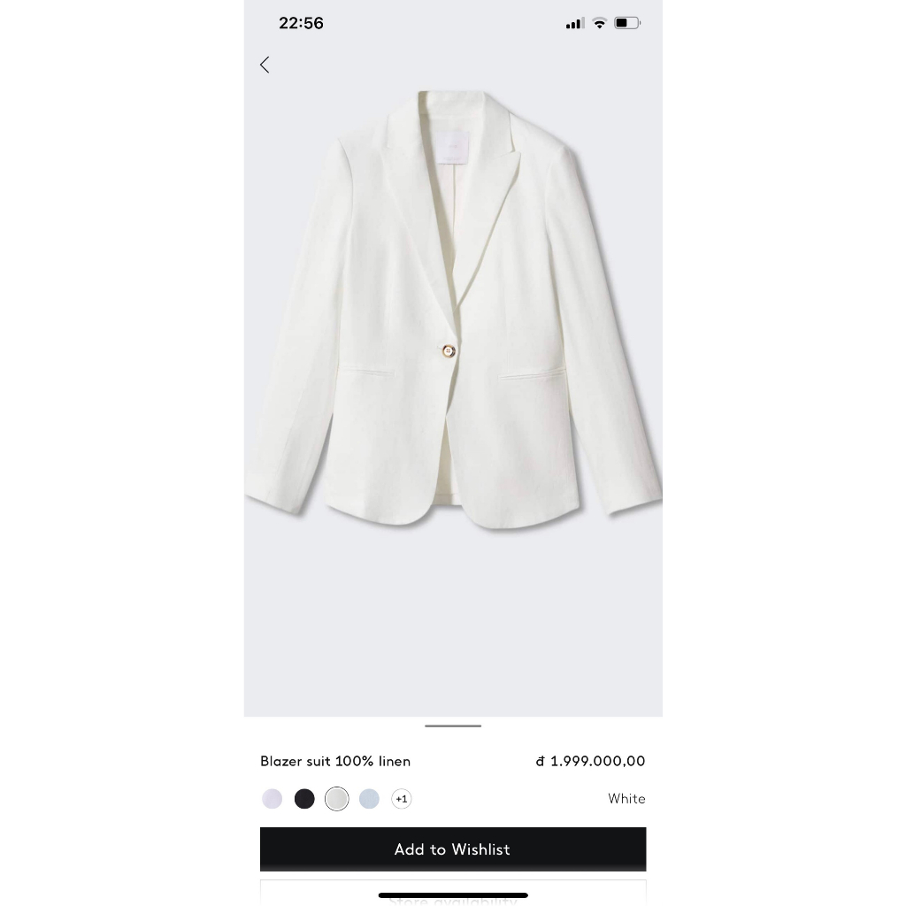 Áo khoác Vest Blazer linen tưng M*N*G xuất xịn