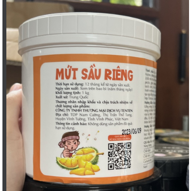 Sốt Sầu Riêng  - Dùng để pha trà sữa