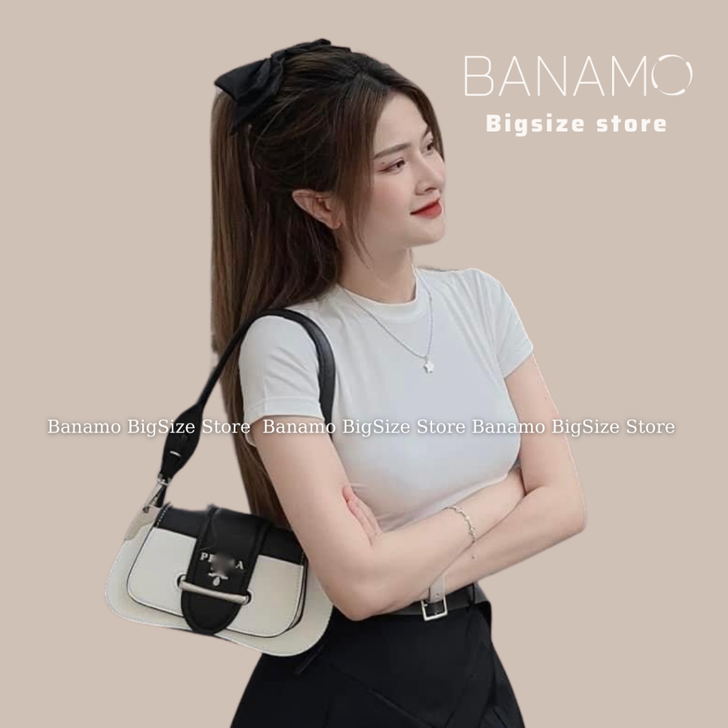 Set nữ BIGSIZE chân váy kaki ngắn xẻ phối áo croptop vạt tôm kèm đai 186