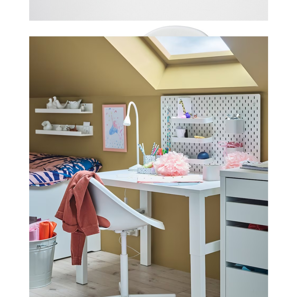 Ghế xoay văn phòng ghế ngồi học Ikea Loberget êm ái sạch sẽ dễ lau chùi