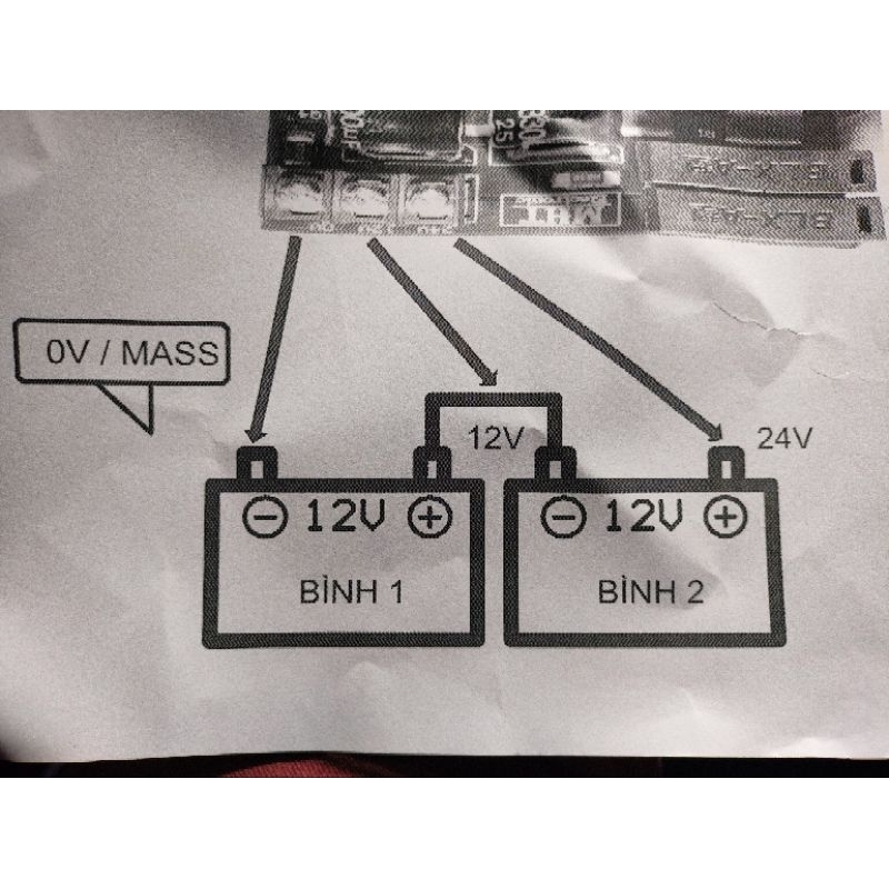 Bộ cân bằng ắc quy 2 bình hệ 24V   50-150Ah