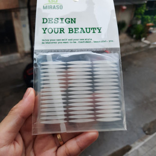 Miếng dán kích mí trong suốt Miraso cao cấp Hàn Quốc (96 miếng/hộp)