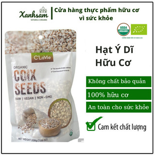 Hạt ý dĩ hữu cơ c'lavie 200g-xanhsam natural organic