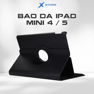 Bao da ốp lưng ipad mini 4 / mini 5 xoay 360 độ