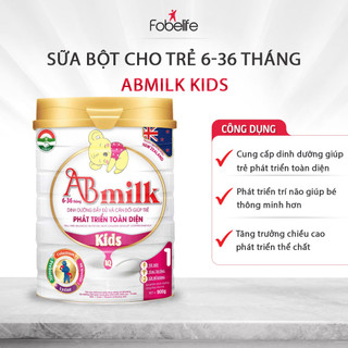 Sữa Bột ABMILK KIDS ĐK FOBE Cho Trẻ 6-36 Tháng Phát Triển Toàn Diện - Hộp 900g