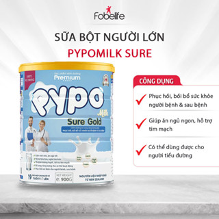 Sữa Bột Pypo Sure FOBE Hồi Phục Sức Khoẻ Ăn Ngủ Ngon, Ổn Định Đường Huyết Và Tim Mạch 900g