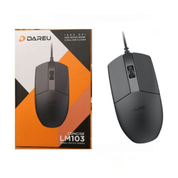 Chuột máy tính có dây Dareu LM103 Black