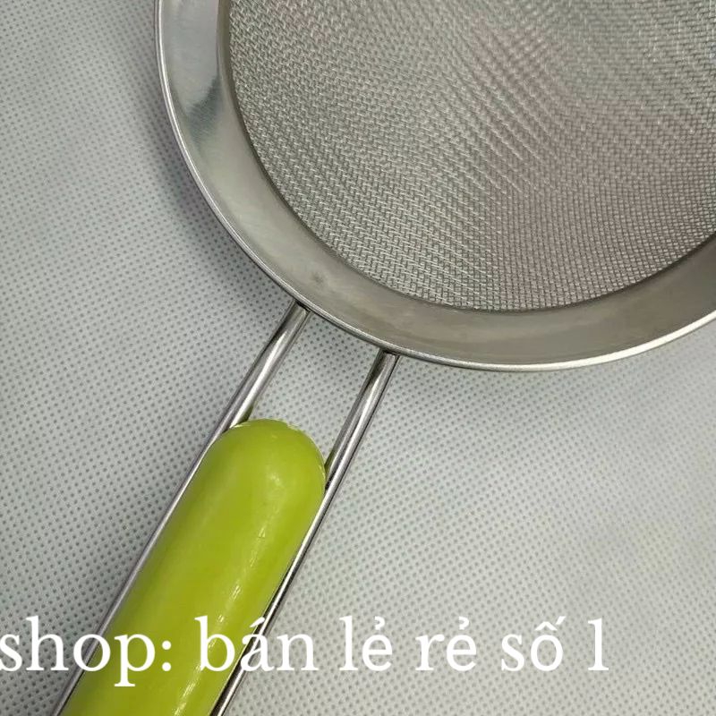 Rây Lọc Viền Inox Cán Xanh Cao Cấp siêu mịn