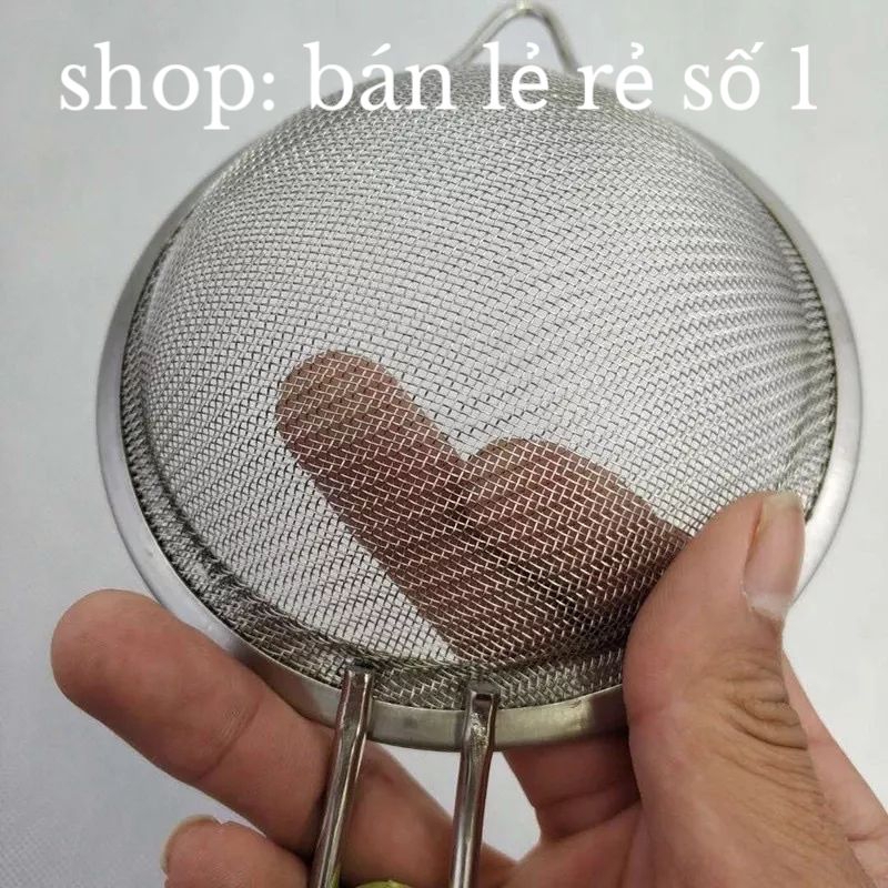 Rây Lọc Viền Inox Cán Xanh Cao Cấp siêu mịn