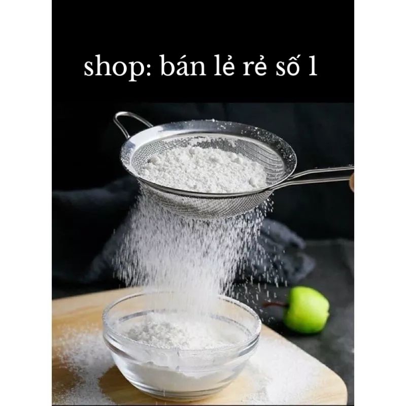 Rây Lọc Viền Inox Cán Xanh Cao Cấp siêu mịn