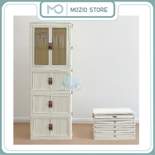 Tủ quần áo HOLLA  cho bé - Phong cách cổ điển Tủ nhựa đựng quần áo cho bé