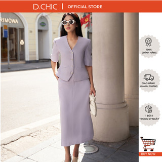 Áo cổ v tay lửng 2 túi lửng d.chic ms: 1812336