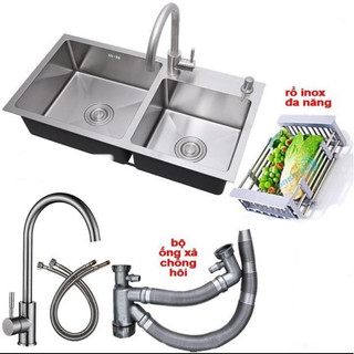 Chậu vòi rửa bát inox 304