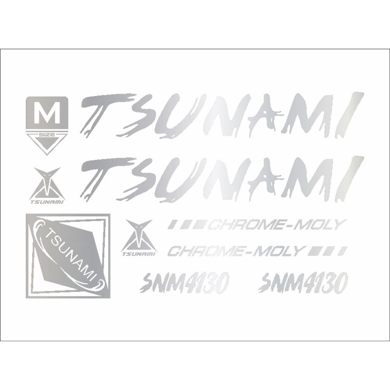Decal/ Tem Tsunami Snm4130 cao cấp 3 lớp, nhiều màu sắc, chống nước, không phai màu
