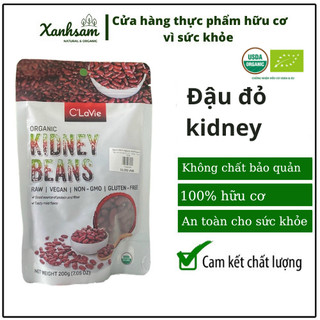 Đậu đỏ kidney hữu cơ C’LaVie 200g-XanhSam Natural Organic