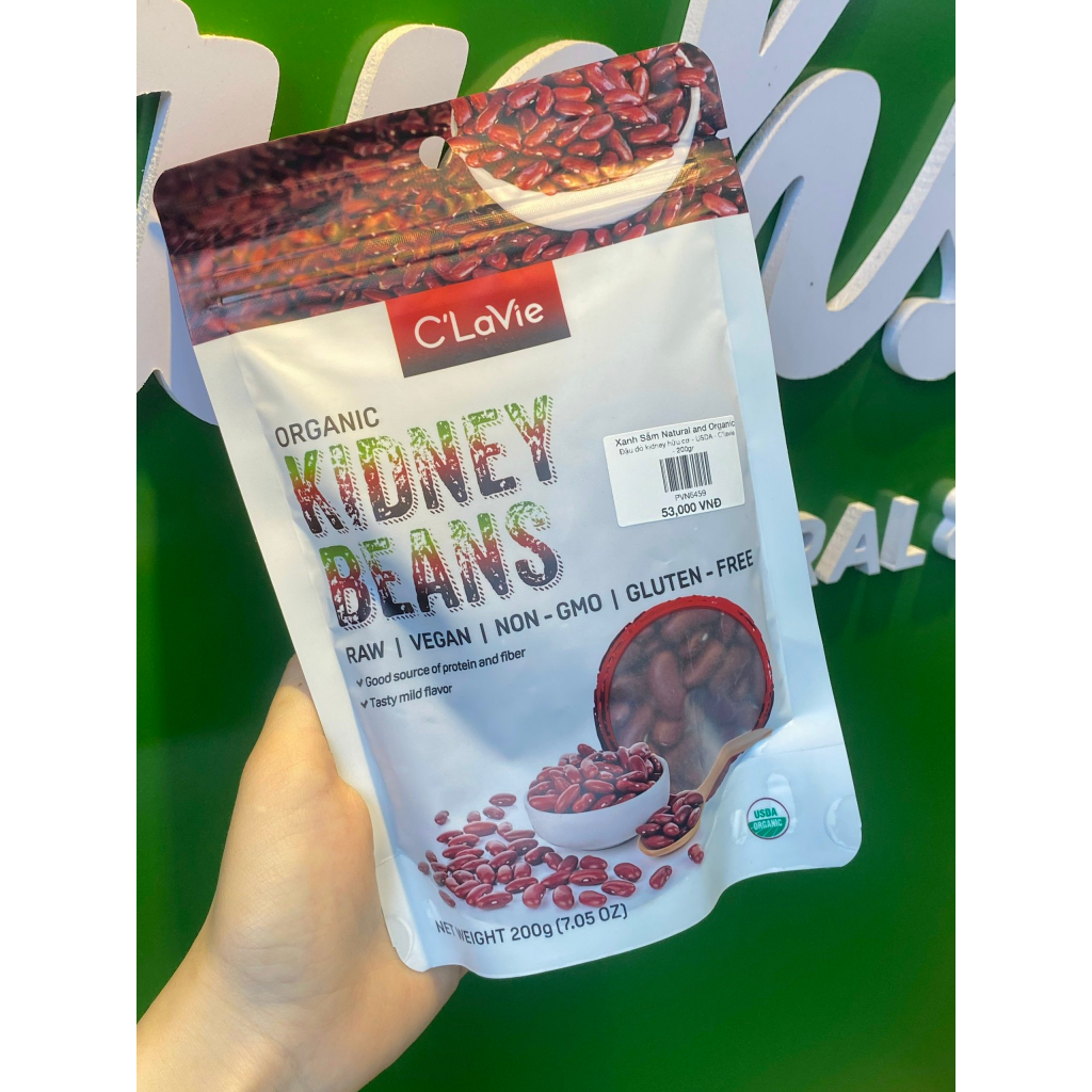 Đậu đỏ kidney hữu cơ C’LaVie 200g-XanhSam Natural Organic