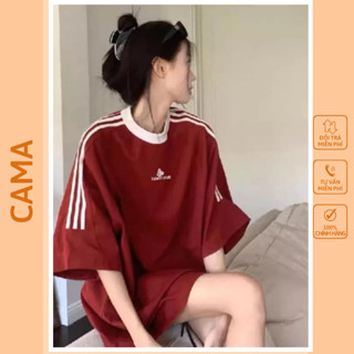 Áo thun nam nữ unisex form rộng tay SỌC VAI FORM RỘNG ngắn in hình cổ tròn M967