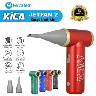Máy thổi khí thay thế khí nén Kica JetFan 2 cho Máy tính/Bàn phím/Dọn dẹp nhà cửa/Ống kính máy ảnh/Cắm trại/BBQ/Xe hơi