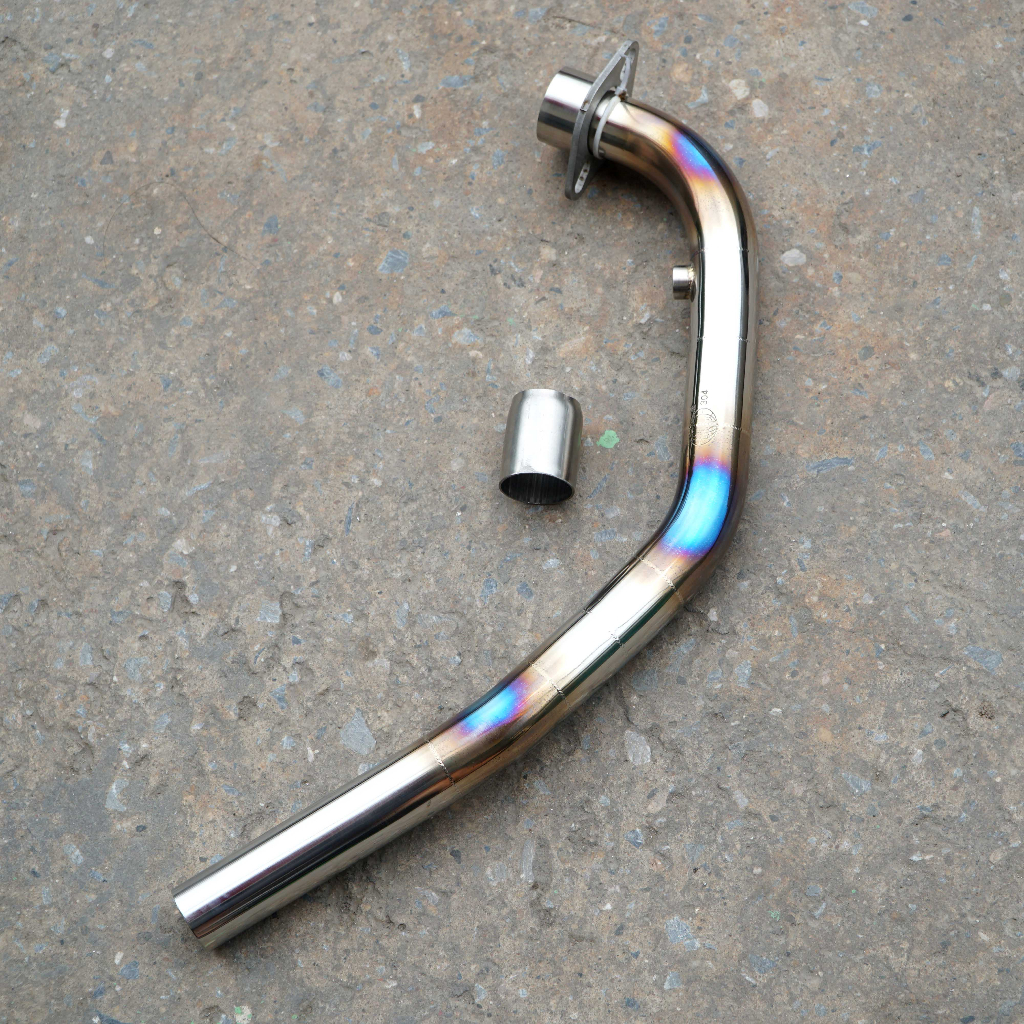 Cổ pô xe Winner V1,V2,V3 gắn pô zin chất liệu inox 304 khò màu