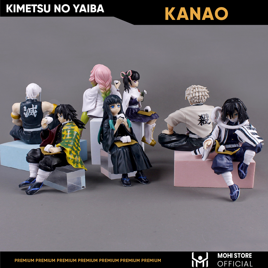 Mô Hình Kimetsu No Yaiba Kanao dáng ngồi cao 14cm - Figure Thanh gươm diệt quỷ - No Box