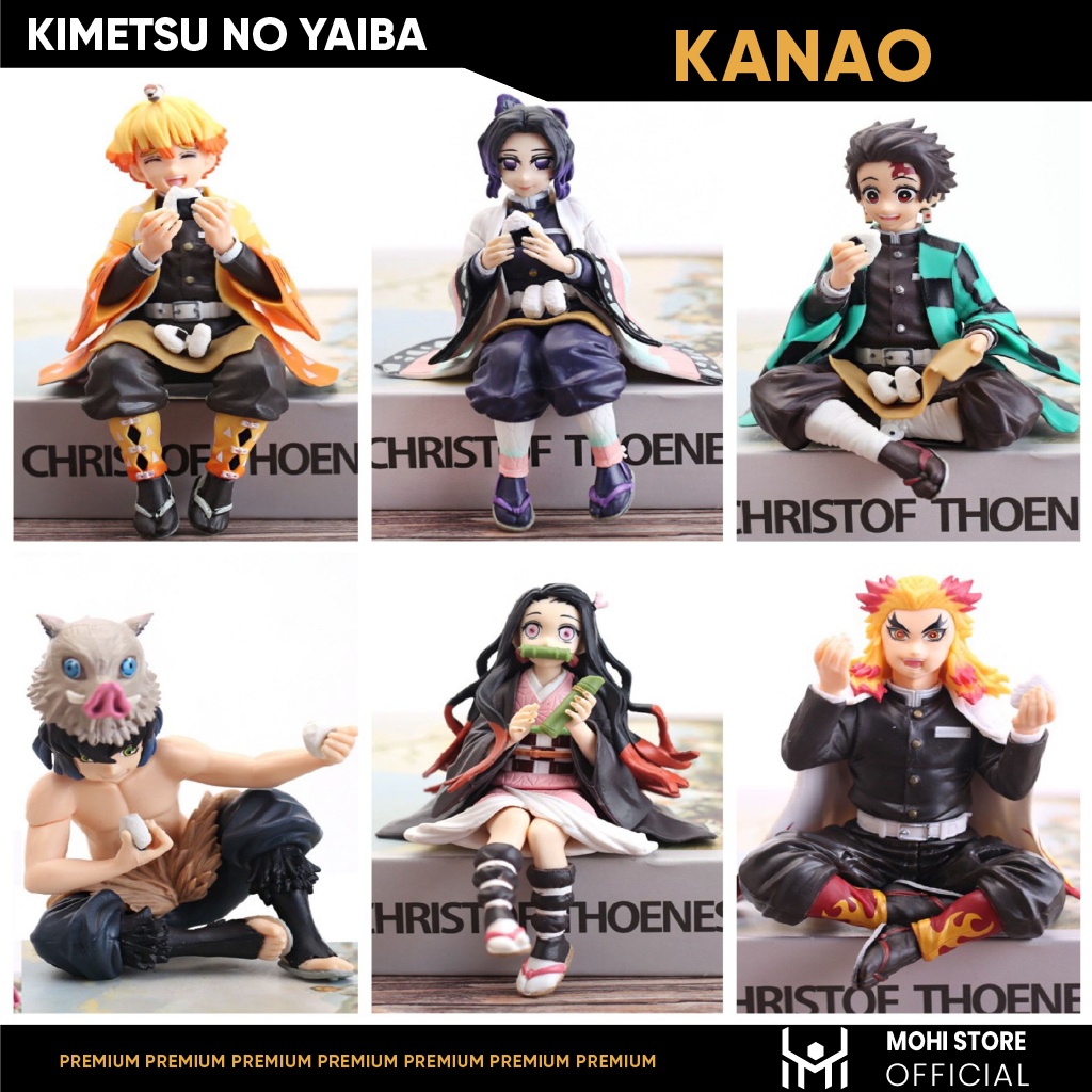 Mô Hình Kimetsu No Yaiba Kanao dáng ngồi cao 14cm - Figure Thanh gươm diệt quỷ - No Box