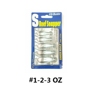 KHUÔN ĐÚC CHÌ SNAPPER SMALL 1-2-3OZ(28g-56g-84g) ALUMINUM