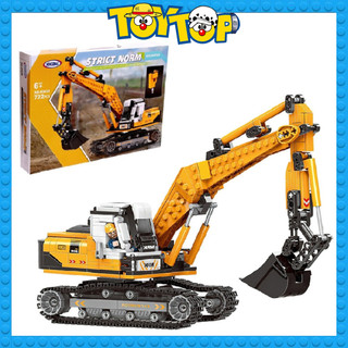 Đồ chơi lắp ráp ghép xe xúc Excavator công trường thành phố xếp hình XINGBAO XB - 03038