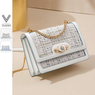 Túi Đeo Chéo Nữ Thời Trang Nucelle Khóa Charm Hoa ViAnh Store 1171652