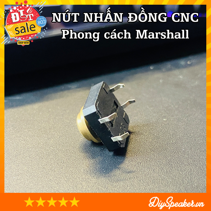 Nút Nhấn Đồng CNC phong cách Marshall