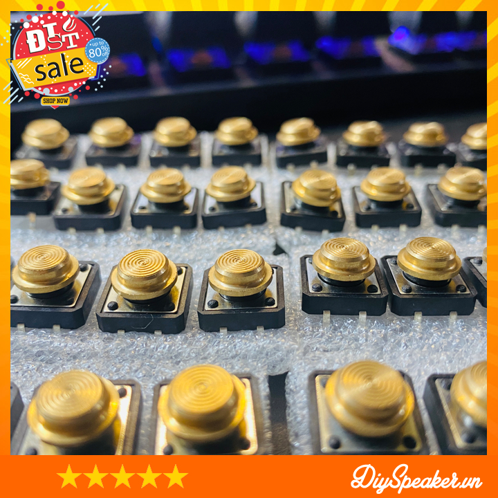 Nút Nhấn Đồng CNC phong cách Marshall