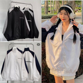 Áo khoác dù 2 lớp in chữ today.dumble kiểu dáng bomber unisex nam nữ