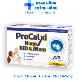 Bổ sung canxi và vitamin d3- procalci gold kid & mom