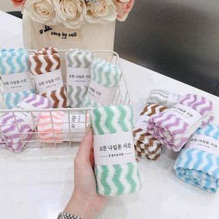 Khăn mặt lông cừu xuất Hàn