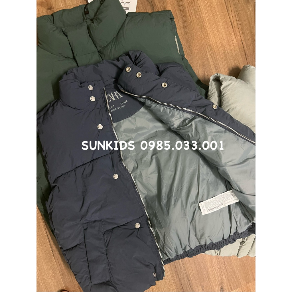 Áo phao gile túi chéo 3 màu