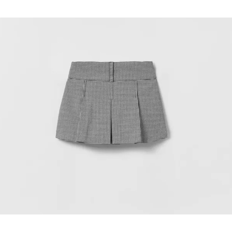 CHÂN VÁY KẺ XẾP LY ZARA AUTH KID CỰC SÀNH ĐIỆU